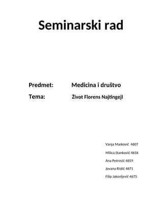 Život Florens Najtingejl