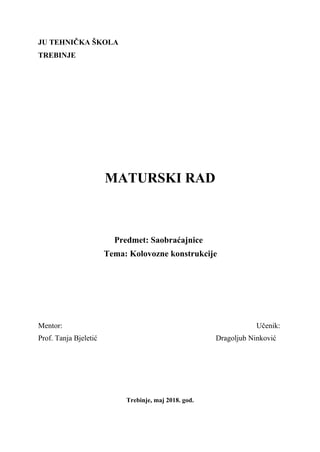 Kolovozne konstrukcije