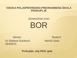 Bor u zemljištu i njegov uticaj na biljke