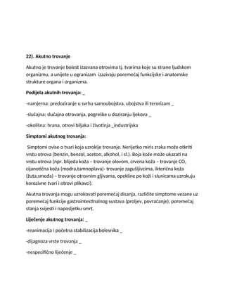 Državni ispit za srednju medicinsku  školu