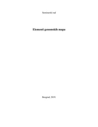 Elementi genomskih mapa