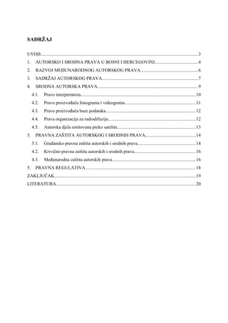 Autorska i srodna prava