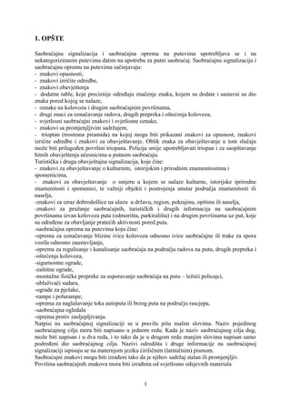 Regulisnje saobraćaja pomoću saobraćajnih znakova