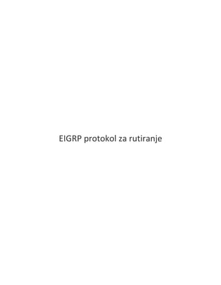 EIGRP Protokol