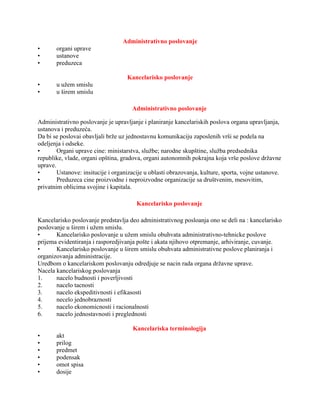 Administrativno poslovanje