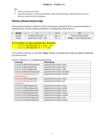 Objektno orjentisano programiranje