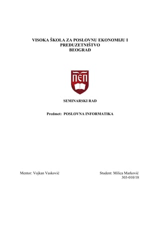Poslovna informatika