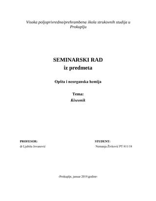 Kiseonik: osobine, rasprostranjenost i dobijanje