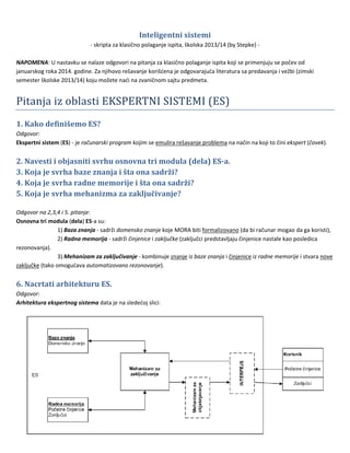 Inteligentni sistemi