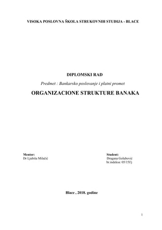 Banke – rad sa stanovništvom