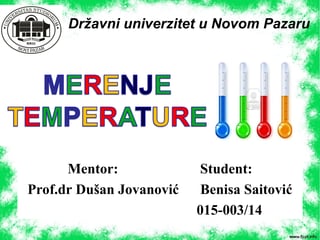 Merenje temperature