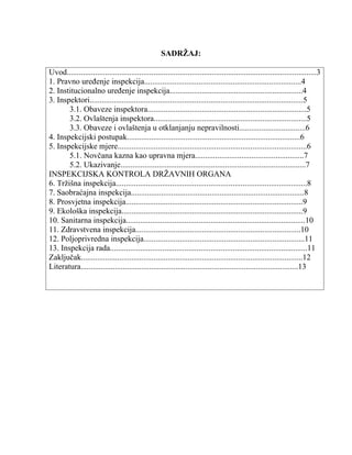 Inspekcijska kontrola državnih organa