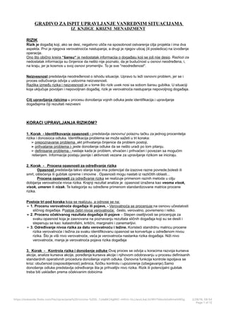 Skripta iz upravljanja rizicima
