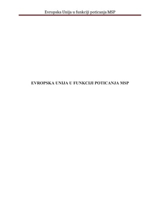 Evropska unija i mala preduzeća