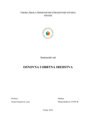 Osnovna i obrtna sredstva