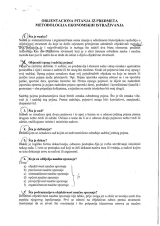 Metodologija ekonomskih istraživanja