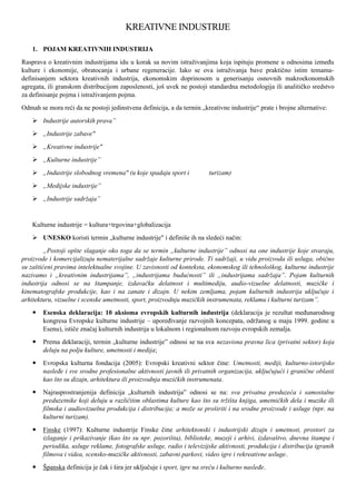 Kreativne industrije