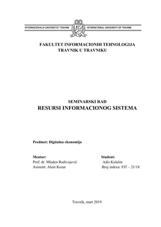 Resursi informacionih tehnologija