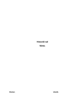 Tržište rada i njegove karakteristike