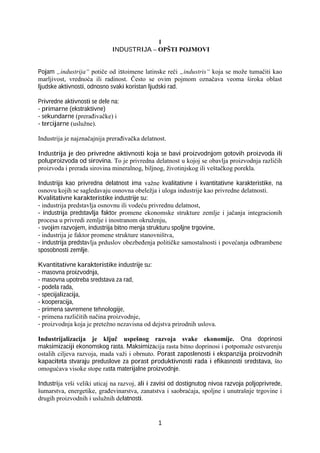 Ekonomika industrije