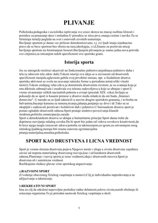 Uticaj plivanja na psihofizički razvoj dece i omladine