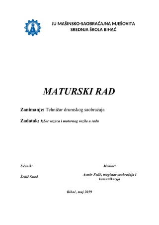 Izbor Vozača i vozila