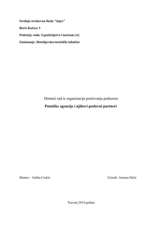 Turističke agencije