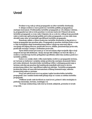 Turistička propaganda