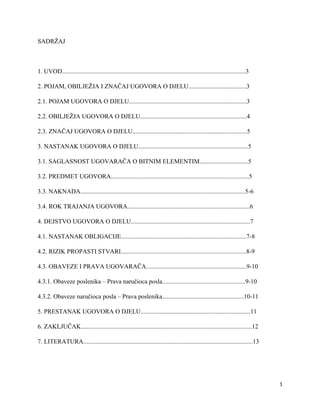UGOVOR O DELU