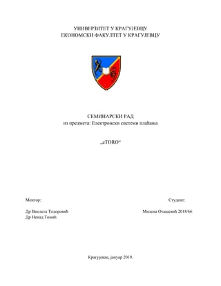 E-trgovinska platforma etoro: analiza i primena