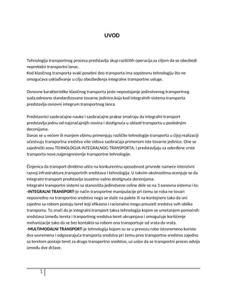 Tehnologija kopneno vazdusnog transoporta