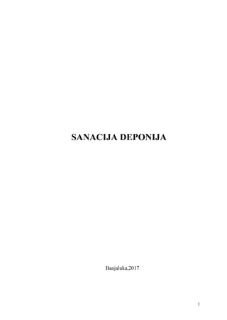 Sanacija deponija