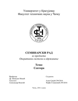 Sentora kontrol panel