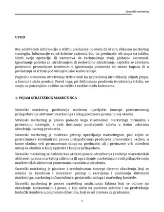 Strateški marketing