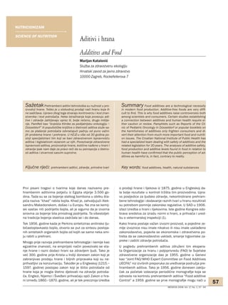Aditivi i hrana