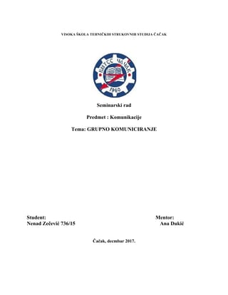 Grupno komuniciranje