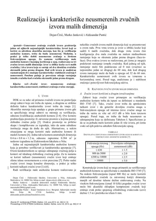 Realizacija i karakteristike neusmerenih zvučnih izvora malih dimenzija