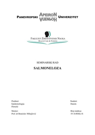 Salmoneloza