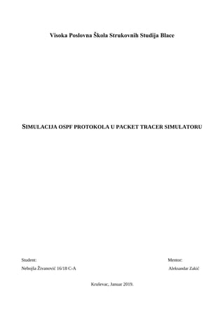 OSPF Protokol