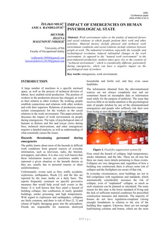 Uticaj vanrednih situacija na psihološko stanje čoveka