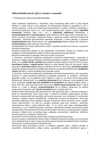 Spisi iz sintakse i semantike: analiza jezičkih postupaka