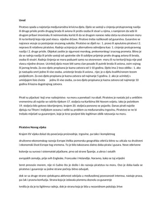 Istorijski razvoj piratstva: od antike do savremenog doba