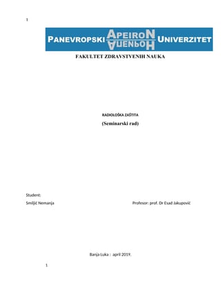 Radiološka zaštita