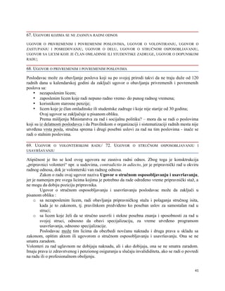 Ugovori o radnom odnosu