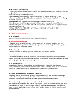 Interkulturni menadžment- pitanja i odgovori