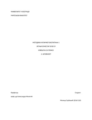 Priprema metodika muzičkog daire