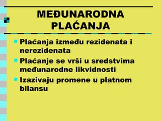 Međunarodna plaćanja