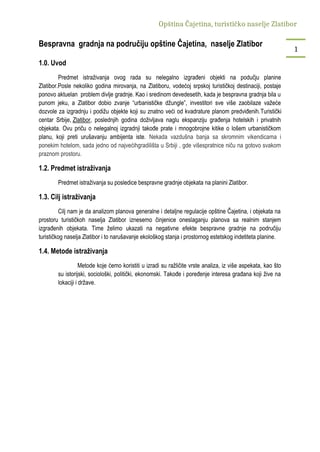 Bespravna gradnja u Opštini Čajetina