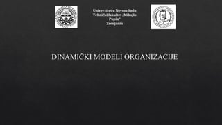 Dinamicki modeli organizacije
