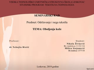 Oboljenja kože
